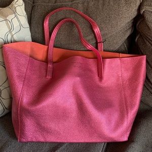 Authentic Kurt Geiger London pebbled leather large tote